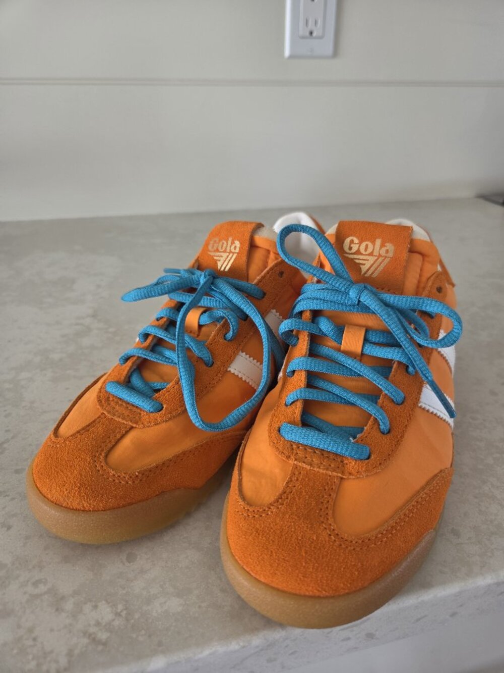 Gola Firefly Sneakers Clementine/Coral Rose Tennis Shoes Women's Size 7 - Picture 7 of 11